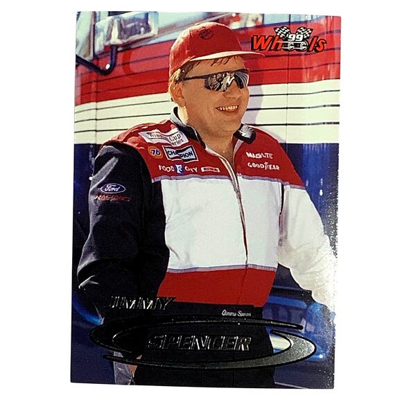 Jimmy Spencer, Travis Carter Racing Card 32, 1999 Wheels NASCAR Winston Cup, NM+ - Picture 2 of 4